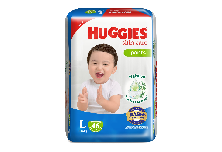 Huggies Skin Care Jumbo Large 46s