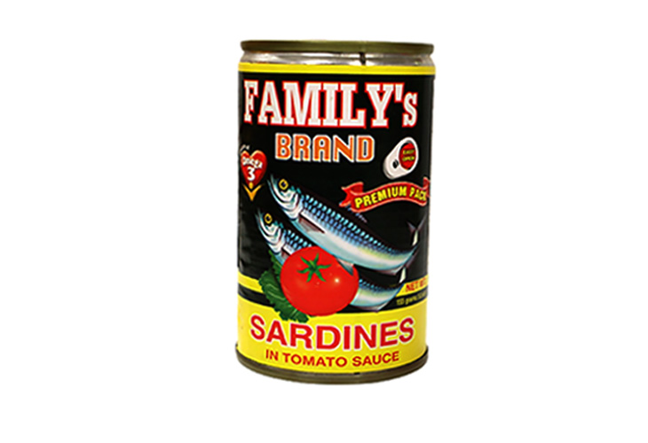 Family's Brand Sardines Premium Tomato Sauce Eoc 155g