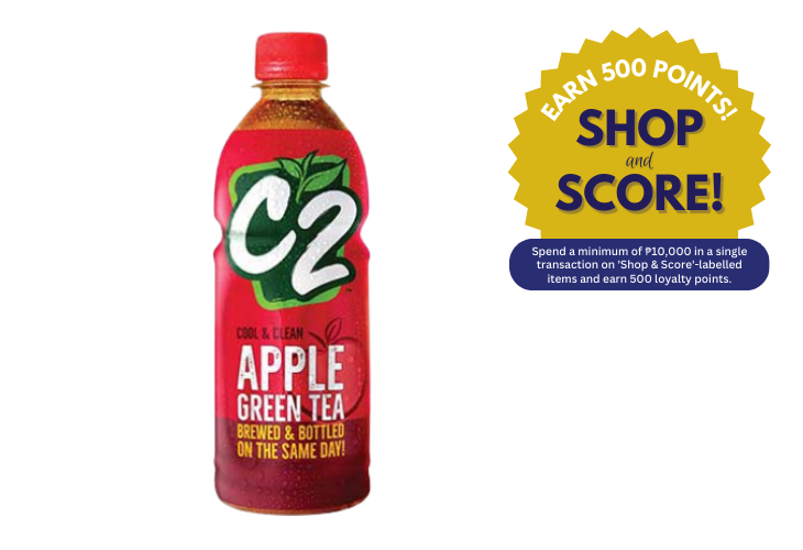 C2 Green Tea Apple 335ml (Shop & Score 500!)