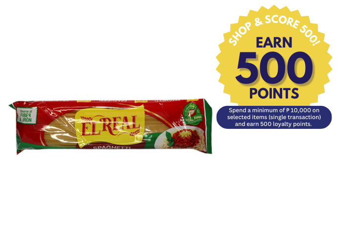 El Real Spaghetti 400g (Shop & Score 500!)