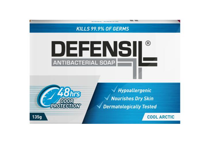 DEFENSIL ANTIBACTERIAL SOAP COOL ARCTIC 135g
