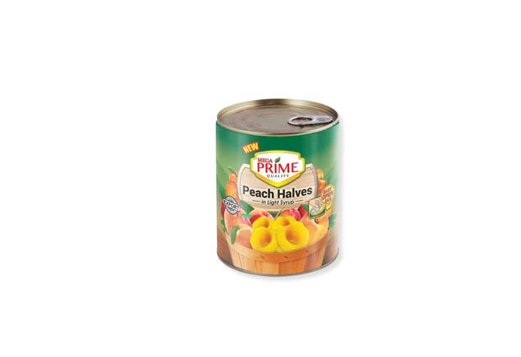 Mega Peach Halve Reg In Heavy Syrup 850g