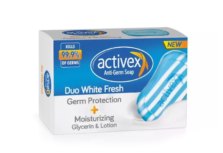 Activex Duo White Fresh Anti Germ Soap 90g