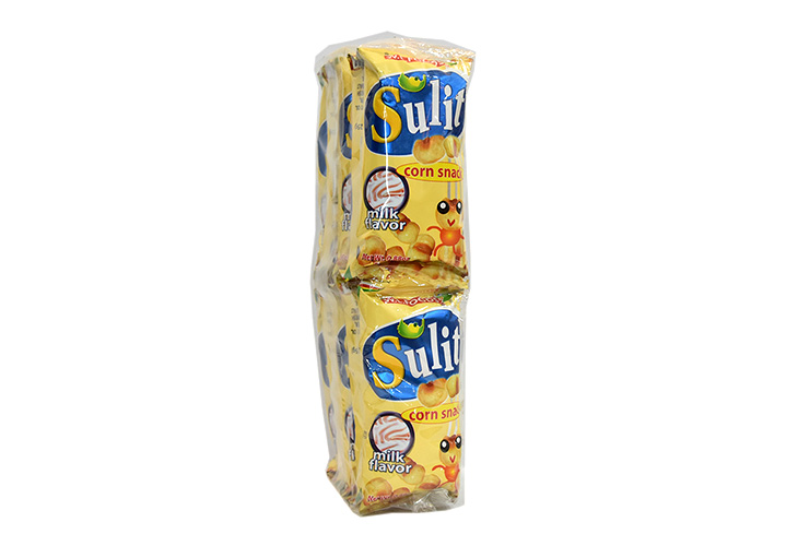 W.L. Sulit Corn Snack Milk Flavor 10g