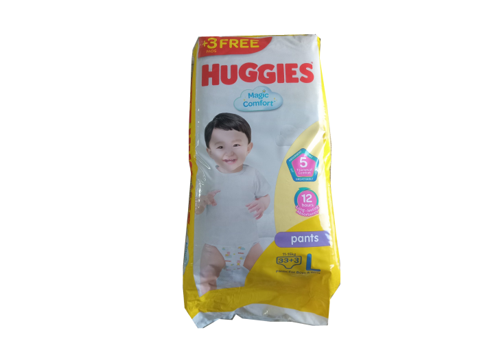 Huggies Diaper Pants Magic Comfort Large 33+3