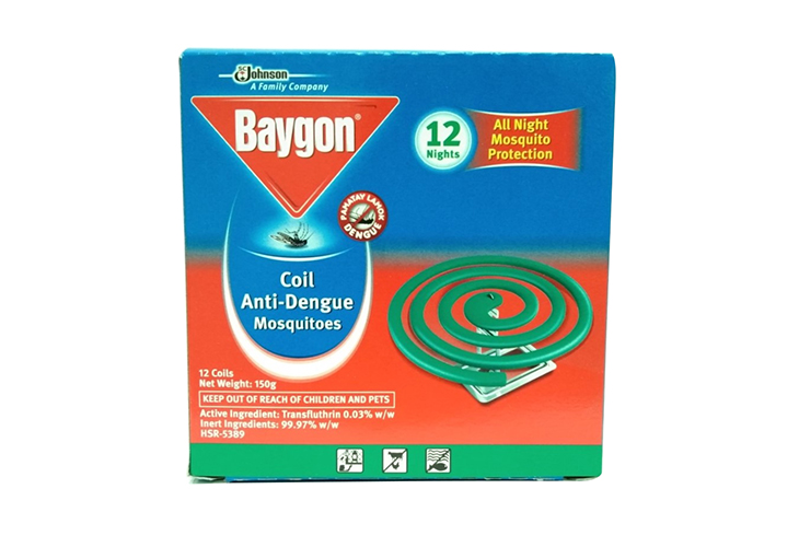 Baygon Mosquito Coil Anti-Dengue 150g