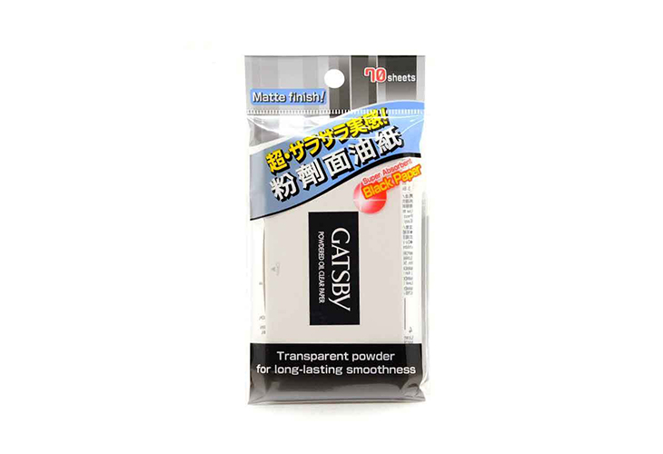 Gatsby Oil Clear Powdered Paper