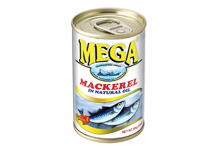 Mega Mackerel In Natural EOC 155g