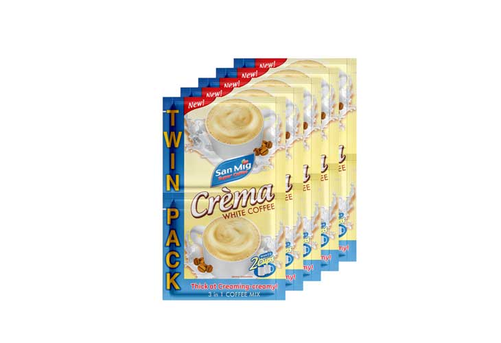 San Mig Super Coffee Crema White Coffee 44g x 5s