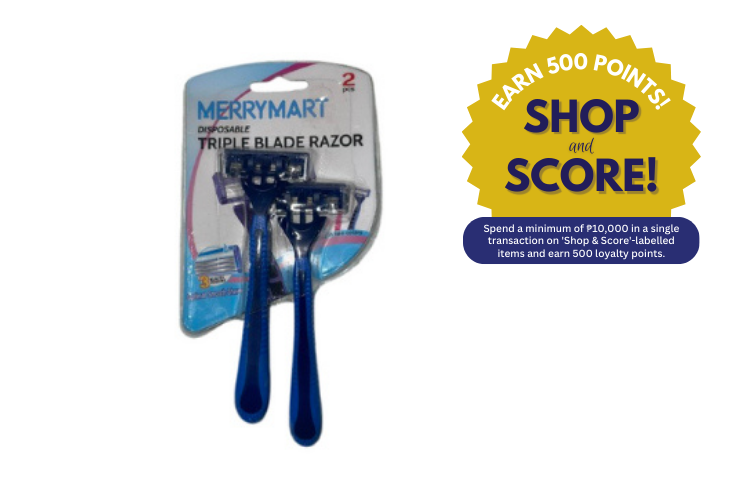 MerryMart Disposable Razor 2s (Shop & Score 500!)