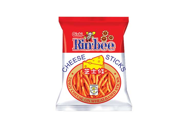 Oishi Rinbee Cheese Sticks 24g