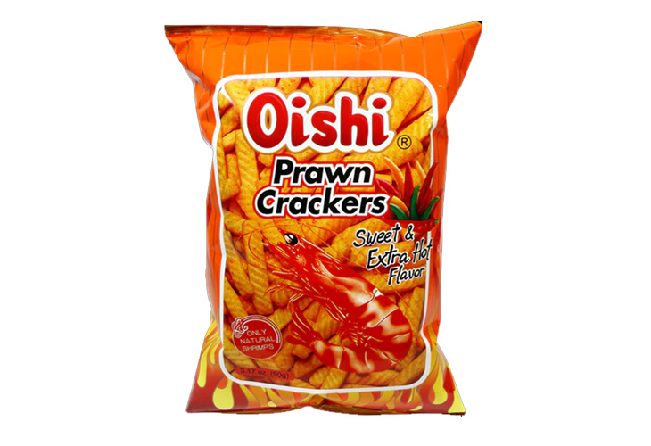 Oishi Prawn Sweet & Extra Hot 90g