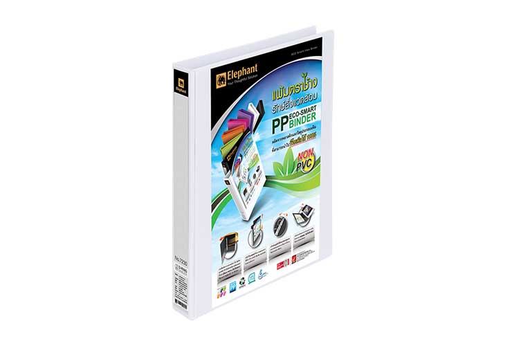 Elephant PP Eco Smart Binder A4 White 229-7330