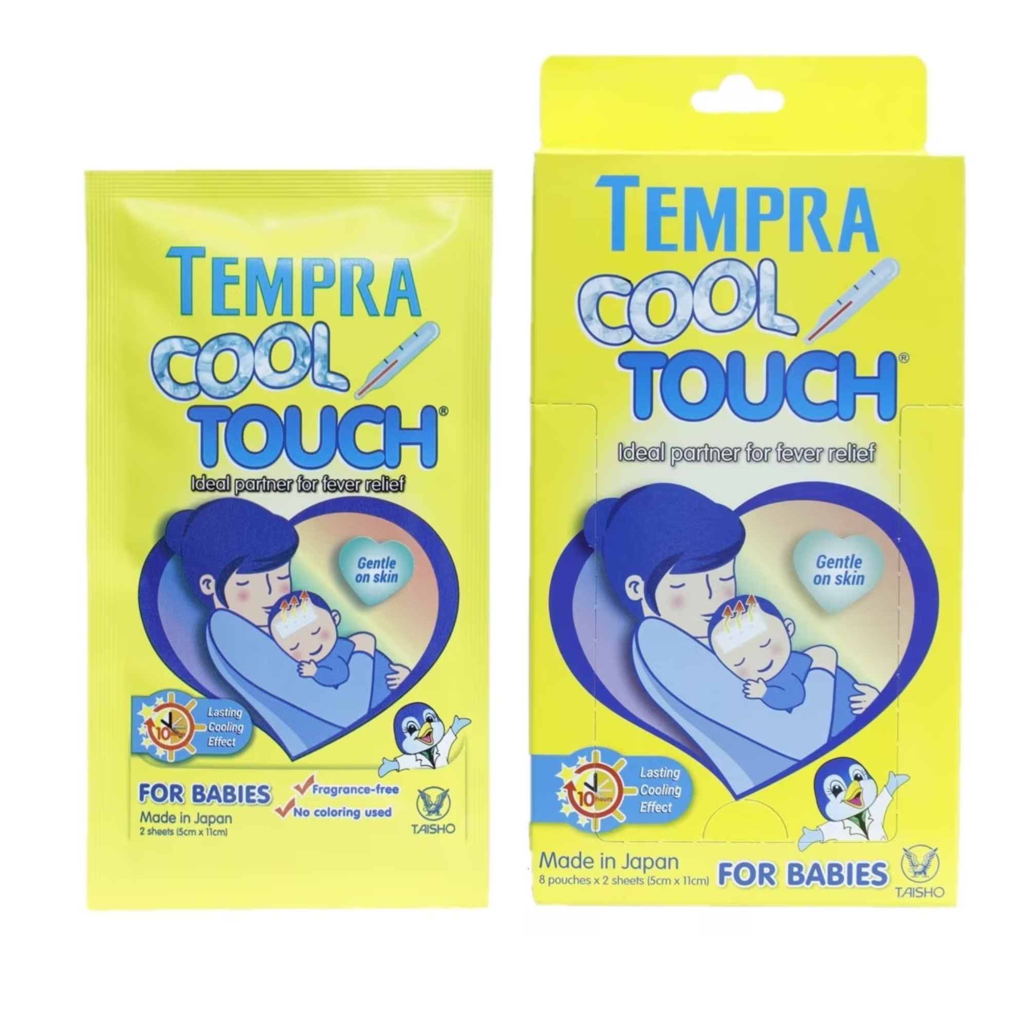 TEMPRA FEVER PAD COOL TOUCH  BABIES 2s