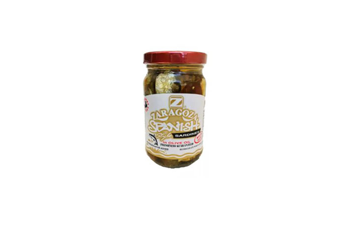 Zaragoza Spanish Sardines Tomato Sauce Olive Oil Mild Hot 220g