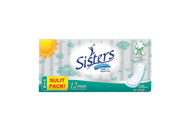 Sisters Napkin Silk Day Non-Wing 12's