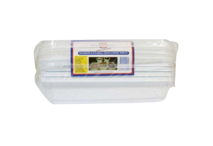 Golden Swan Microwavable Container Rectangle 3200ml