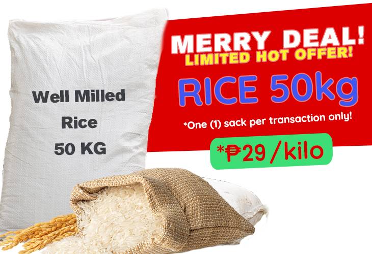 Rice 50kgs Promo