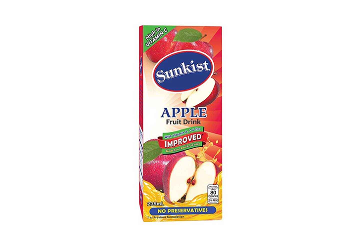 Sunkist Slim Apple 235ml