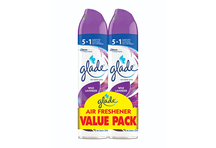 Glade Air Freshener Wild Lavender Twinpack 320ml