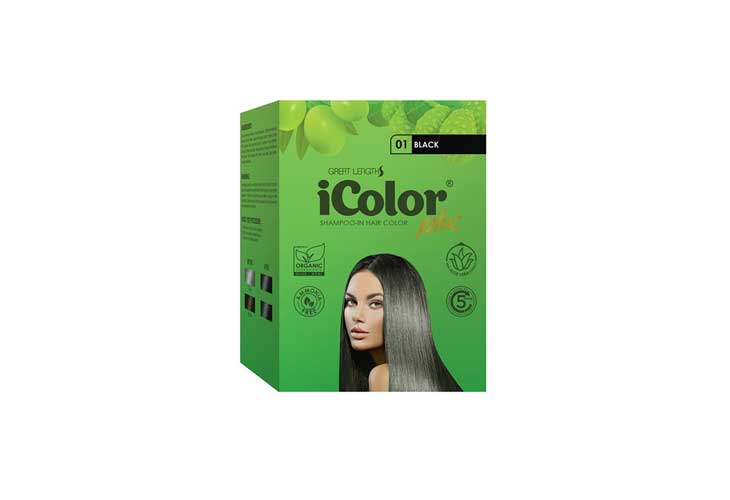 Icolor Plus Shampoo In Hair Color Black 25ml