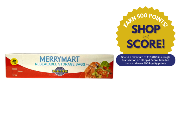 MerryMart Zipper Bag Large (Shop & Score 500!)