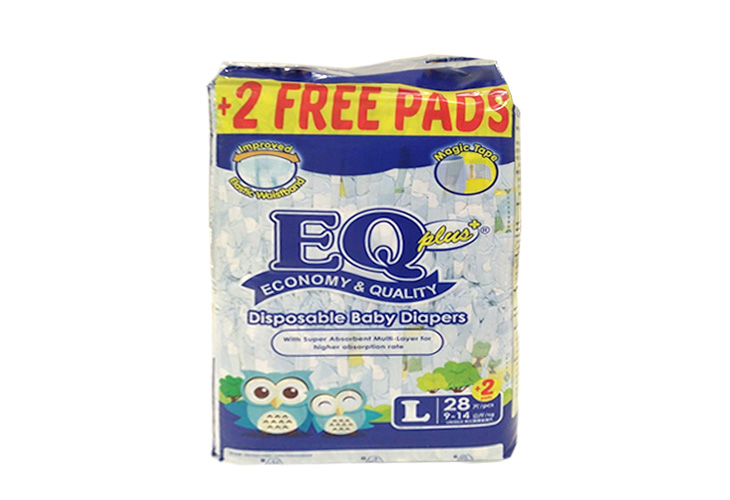 EQ Plus Big Pack Large 28's