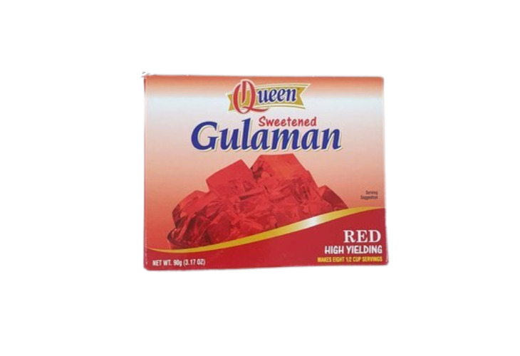 Queen Sweetened Gulaman Red 90g