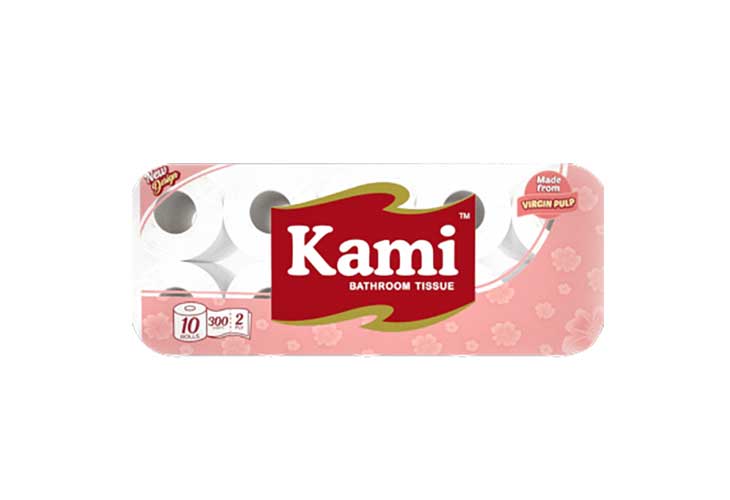 Kami Bathroom Tissue 2 Ply 150 Pulls 10's