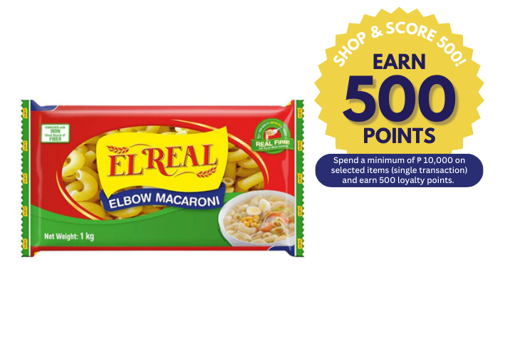 El Real Elbow Macaroni 1kg (Shop & Score 500!)