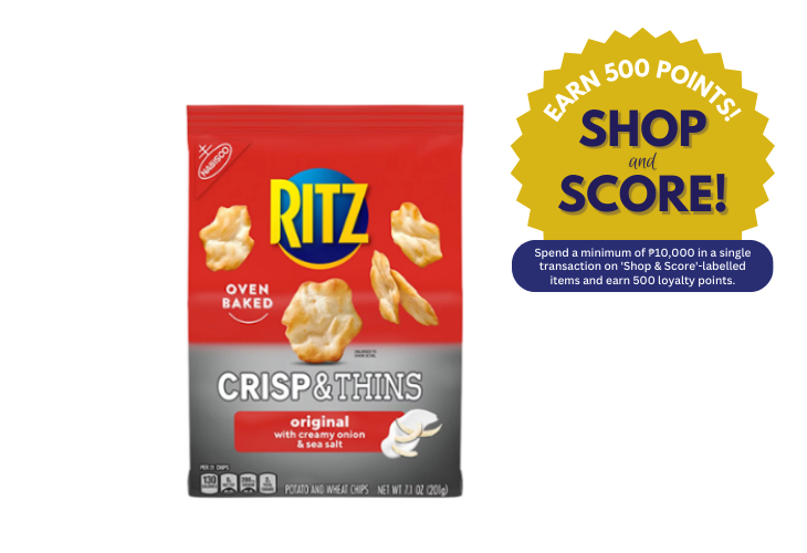 Ritz Crisp & Thin Sea Salt 7.1oz (Shop & Score 500!)