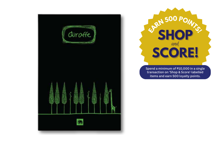 Elephant Notebook Giraffe Green 80 Sheets (Shop & Score 500!)