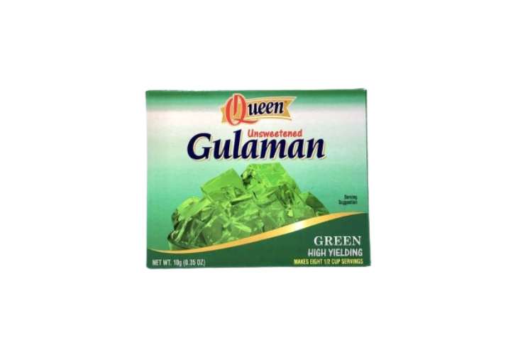 Queen Unsweetened Gulaman Green 10g