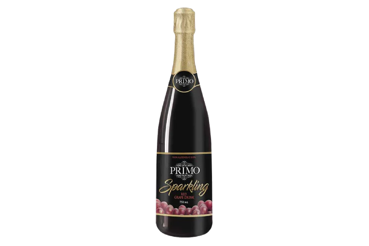 Primo Red Grape Sparkling Juice 750ml