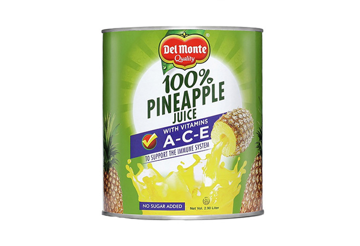 Del Monte 100% Pineapple Juice With Vitamins ACE 2.90Liter