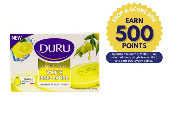 Duru Natural Olive White Brilliance Face & Body Soap 90g (Shop & Score 500!)