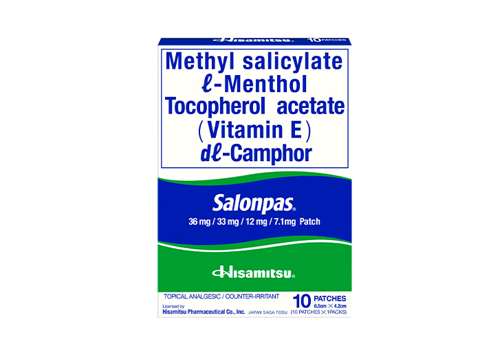 Salonpas Pain Relief Plaster 10 Patches x 20