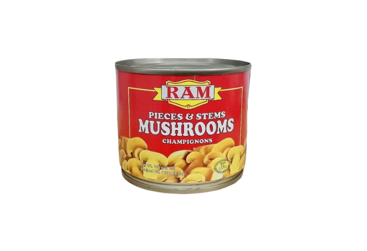 Ram Mushrooms Pieces & Stems 198g