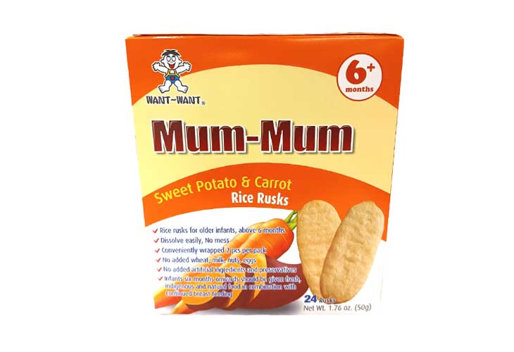 Baby Mum-Mum Sweet Potato & Carrot 50g