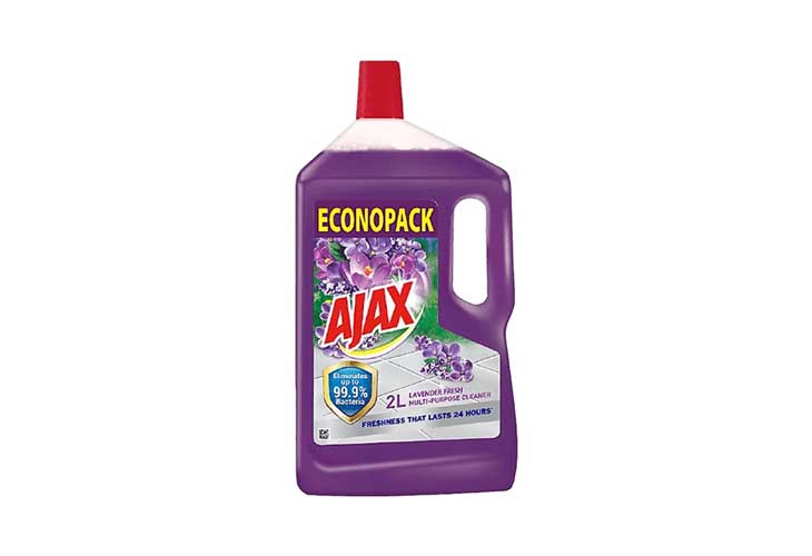 Ajax Liquid Cleaner 2L Lavender Bottle