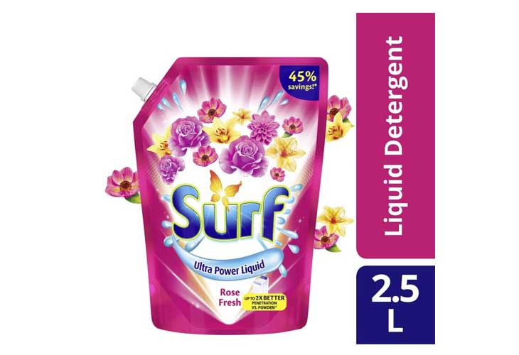 Surf Liquid Detergent Rose Fresh Pouch 2.5L