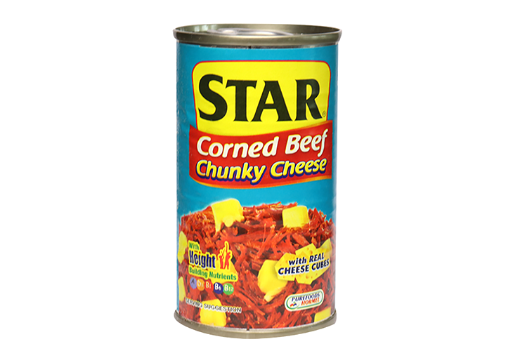 Star Corned Beef Chunky Cheese 175G Eoc