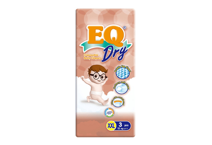 EQ Dry Mini Pack XXL 3's