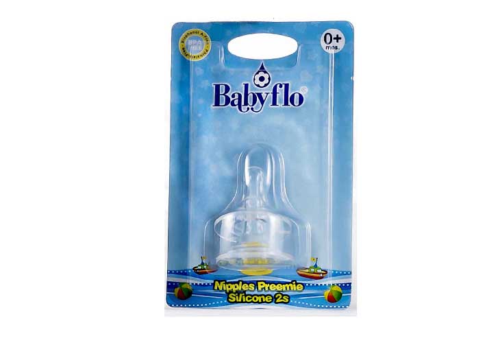 Babyflo Nipple Preemie Silicone  2's