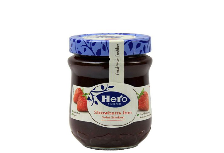 Hero Strawberry Jam 340g