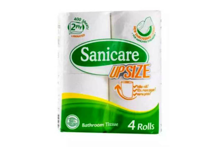 Sanicare 4 Rolls 2 Ply