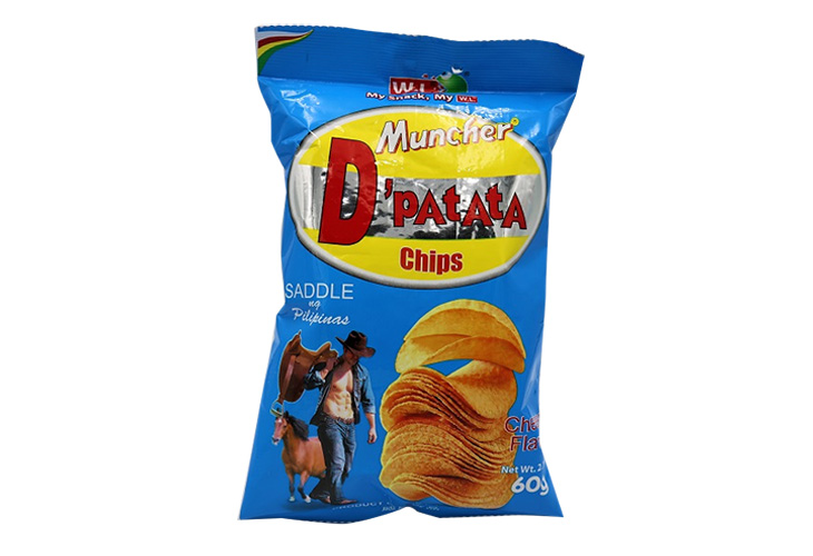 W.L. Muncher D'Patata Chips Cheese Flavor 60g