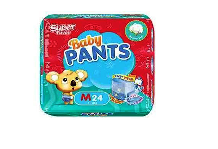 Super Twins Baby Pants Medium by 24