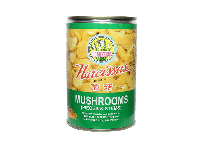 Narcissus Mushroom Pieces & Stem 400g