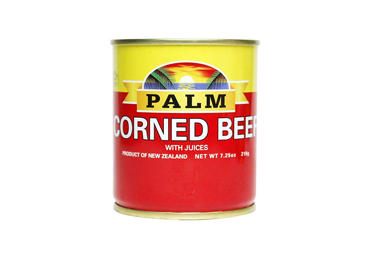 Palm Corned Beef with Juices Plain 210g